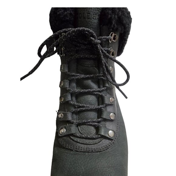 Cole Haan Zero Grand Explorer Green Leather Waterproof Hiking Boots Sz 9 - Picture 7 of 10